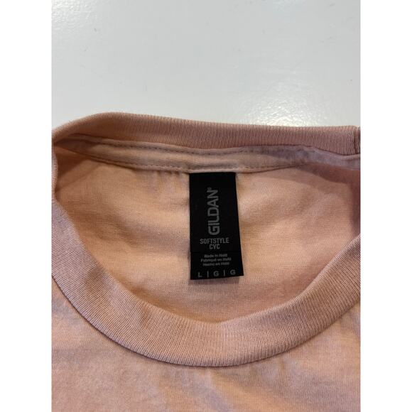 Stay Weird Tarot Card Graphic Tee - Peach Unisex Tshirt - Picture 3 of 4